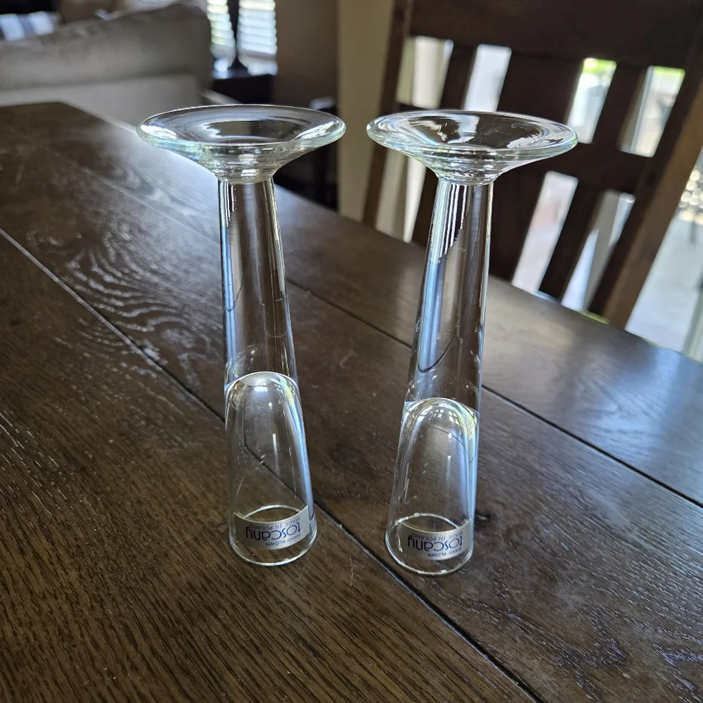 Hand Blown Toscany Made In Poland Cordial Glasses (Set Of 2)